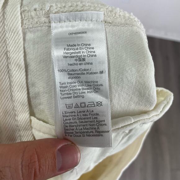 Madewell Denim Wrap Mini Vintage Canvas Trendy Skort US Women's 32 Plus New - Picture 5 of 8